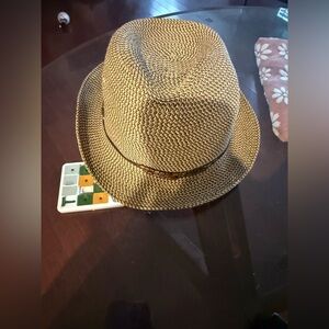 Stylish Tan Fedora Hat